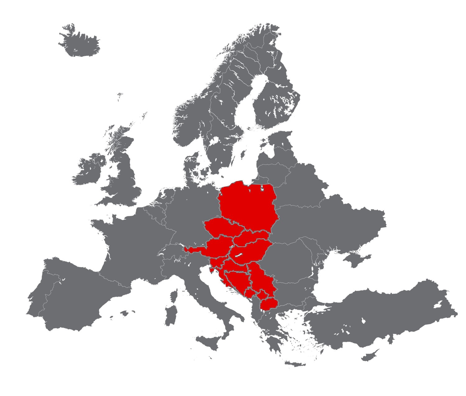 Europakarte fuer UC 1